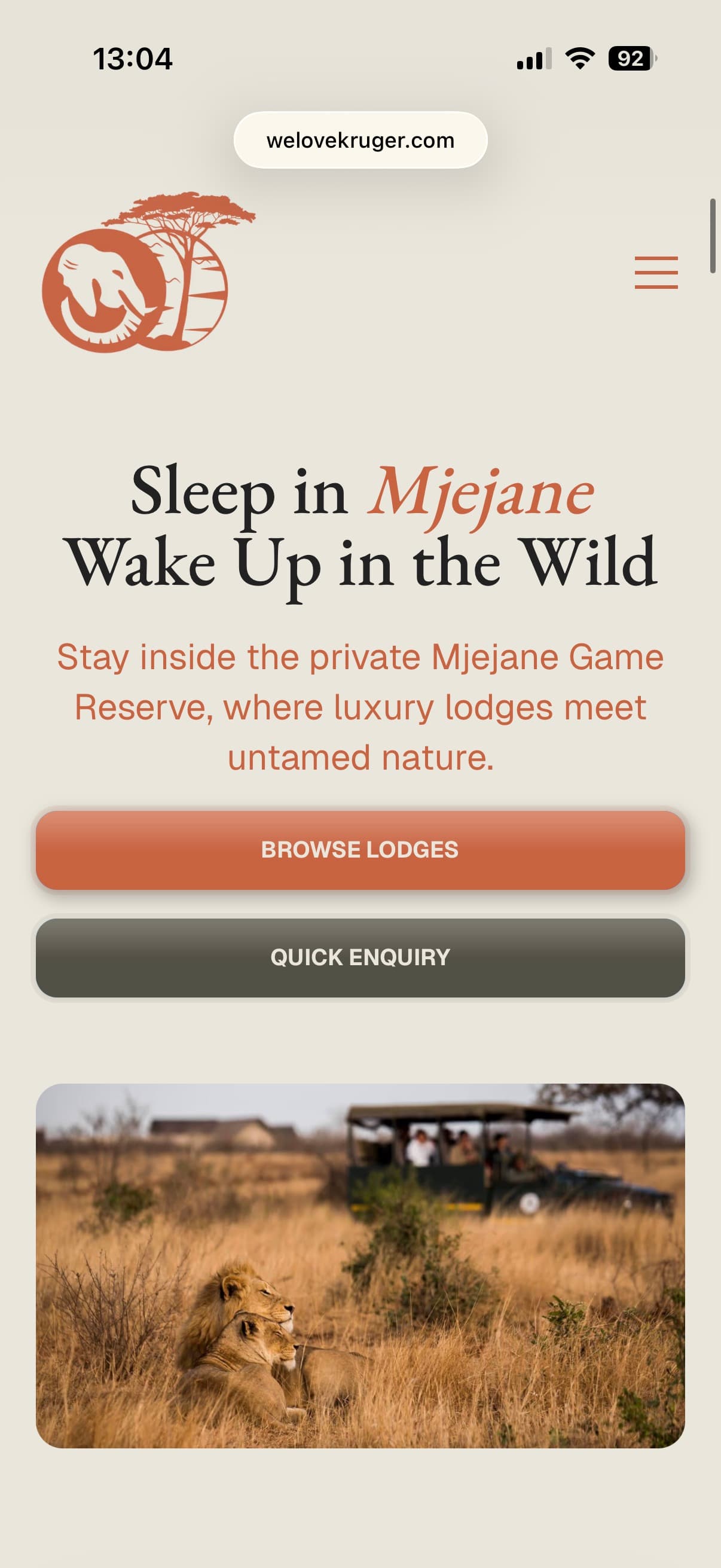 WE LOVE KRUGER mobile